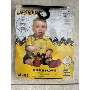INFANT TODDLER PEANUTS CHARLIE BROWN COSTUME 12-18 MOS NEW